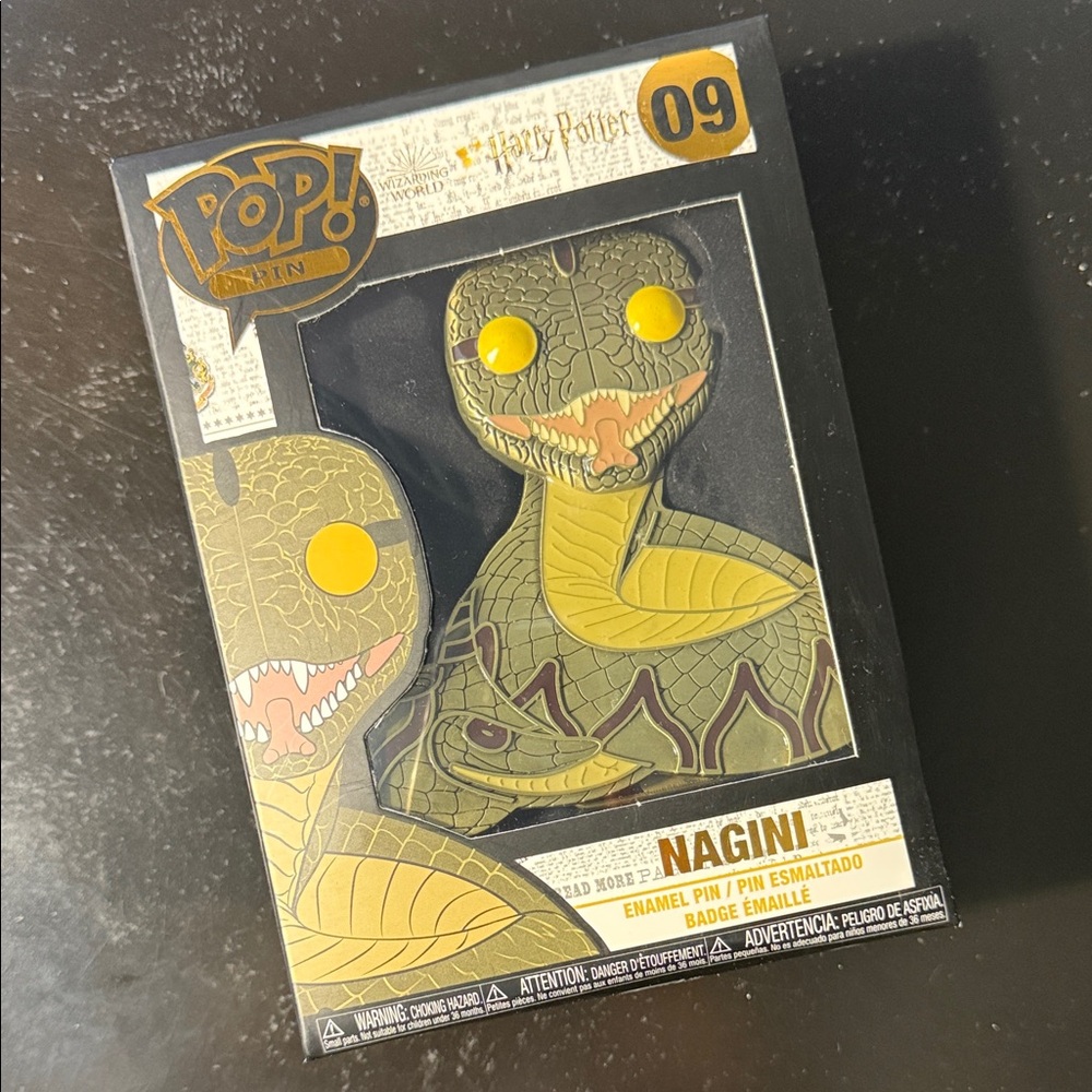 Funko Pop! Nagini Enamel Pin - Green and Yellow
